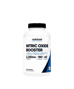 Nutricost Nitric Oxide Booster 750 mg (180 Capsules)