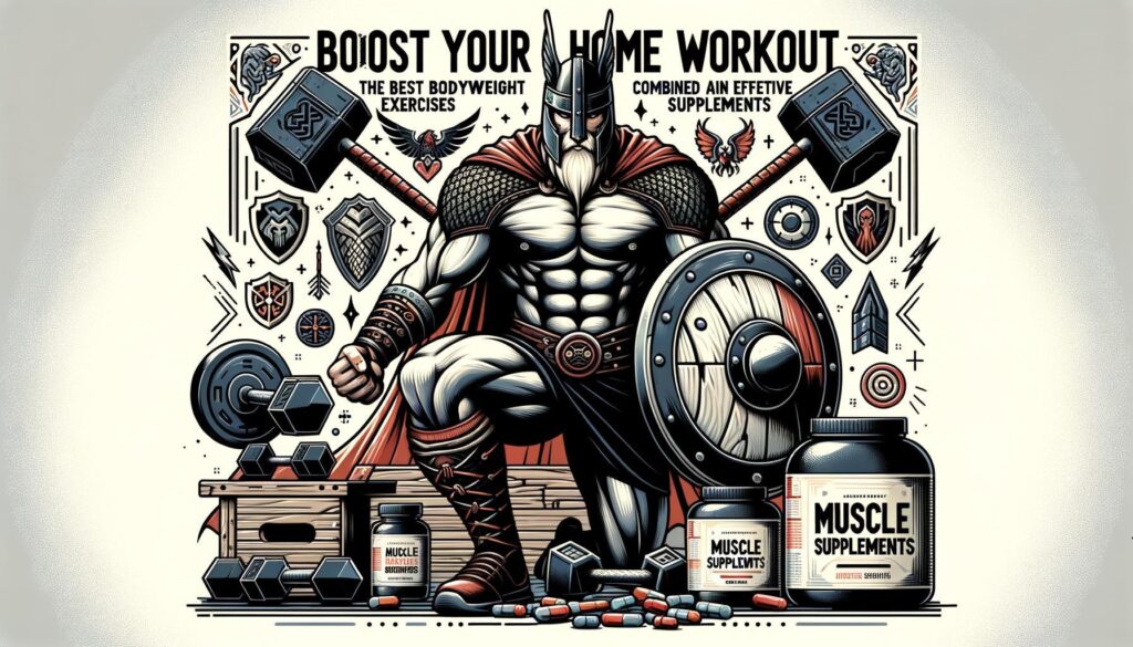 Boost Din Hjemmetræning: De Bedste Kropsvægtsøvelser Sammen Med Effektive Kosttilskud fra Muscle Supplements