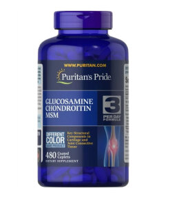 Glucosamine Chondroitin MSM - 480 coated caplets