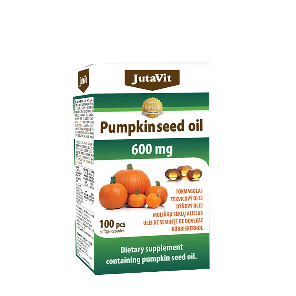 JutaVit Pumpkin Seed Oil 600 mg (100 Softgels)