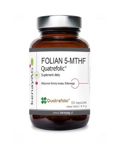 KENAY FOLATE 5-MTHF active folic acid Quatrefolic (60 caps)