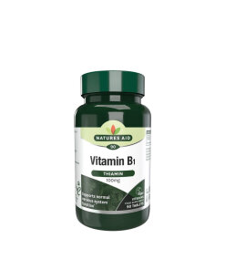 Natures Aid Vitamin B1 100 mg (90 Tablets)