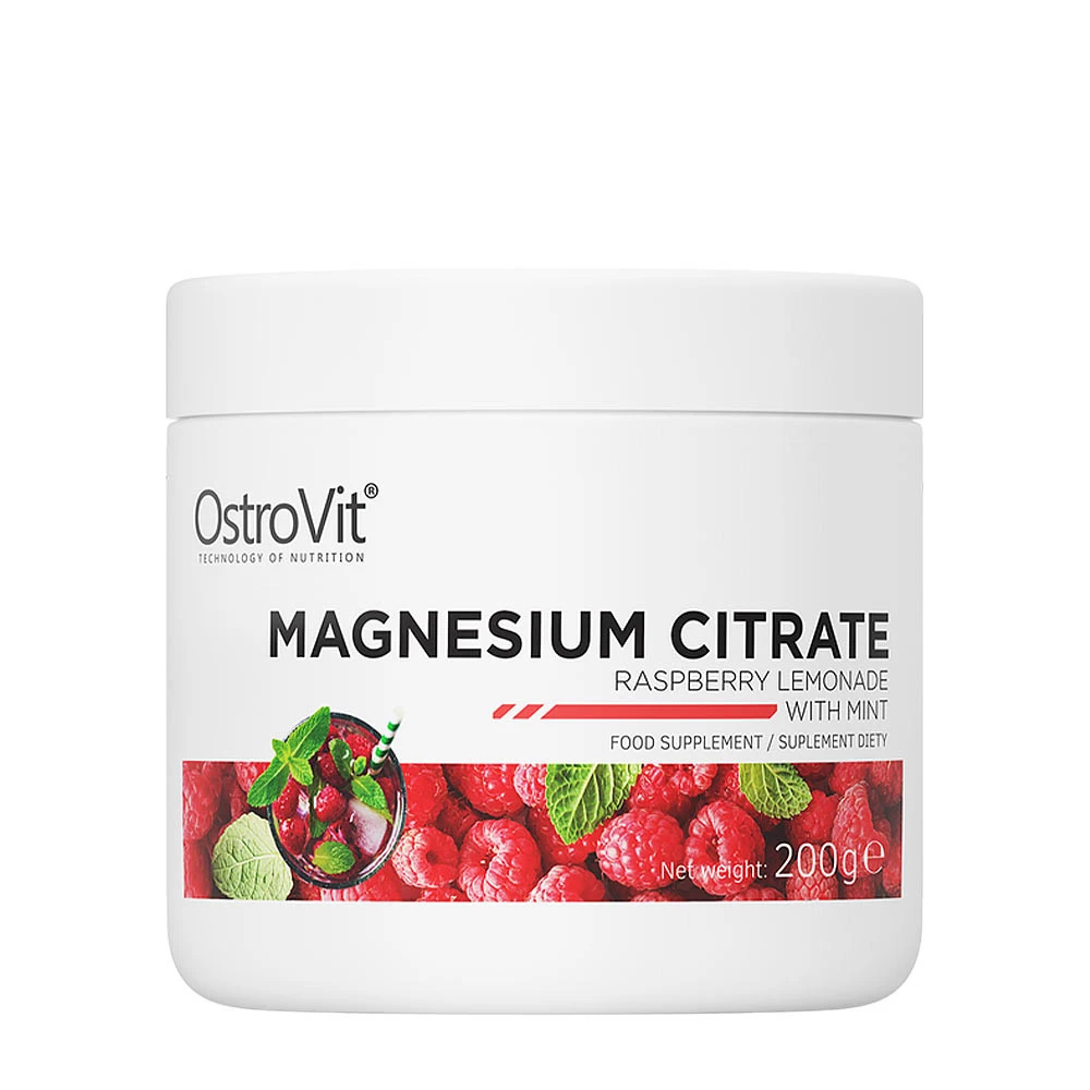 Ostrovit Magnesium Citrate - raspberry lemonade with mint (200 g)