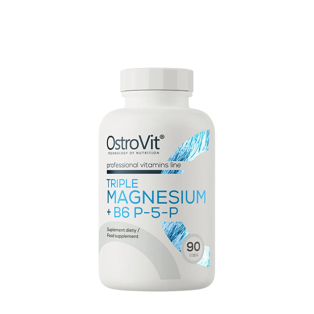 Ostrovit Triple Magnesium + B6 P-5-P (90 Capsules)